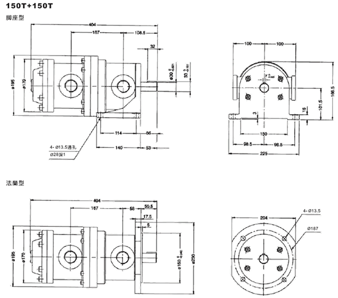 Fix Displacement Double Vane Pumps